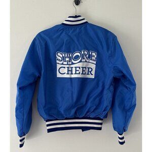 Vintage Shore Regional High School 1990s Cheerleading Bomber Jacket Y2k MINT